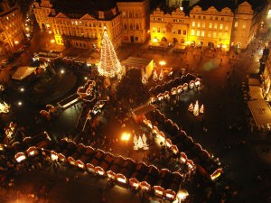 Christmas market in Prague